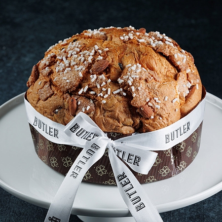 Панеттоне с миндальной глазурью