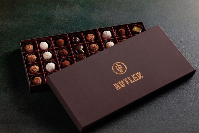 Шоколадные конфеты ручной работы 32 штуки